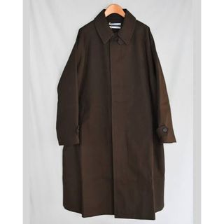 コモリ(COMOLI)のCristaseya TRENCH WITH LEATHER PATCH コート(ステンカラーコート)