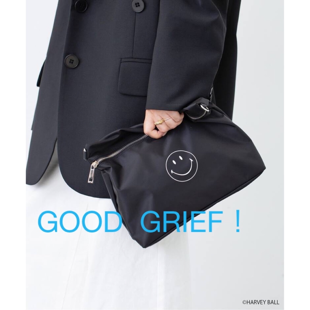 DEUXIEME CLASSE(ドゥーズィエムクラス)の【GOOD  GRIEF!】smile pouch レディースのファッション小物(ポーチ)の商品写真