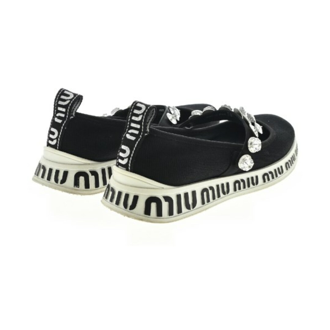 miumiu - Miu Miu ミュウミュウ スニーカー EU38 1/2(25cm位) 黒x白