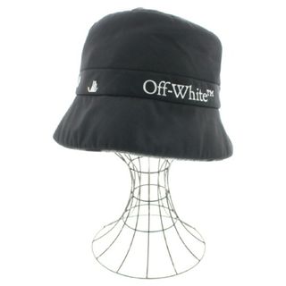 オフホワイト(OFF-WHITE)のOFF-WHITE オフホワイト ハット - 黒 【古着】【中古】(ハット)