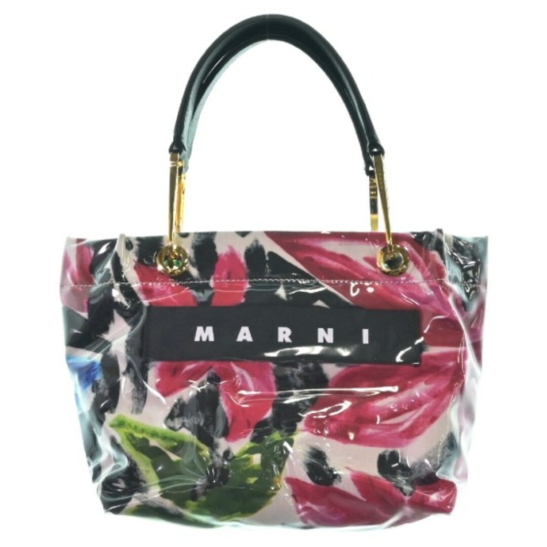 MARNI マルニ トートバッグ - 白系x赤系x黒系等