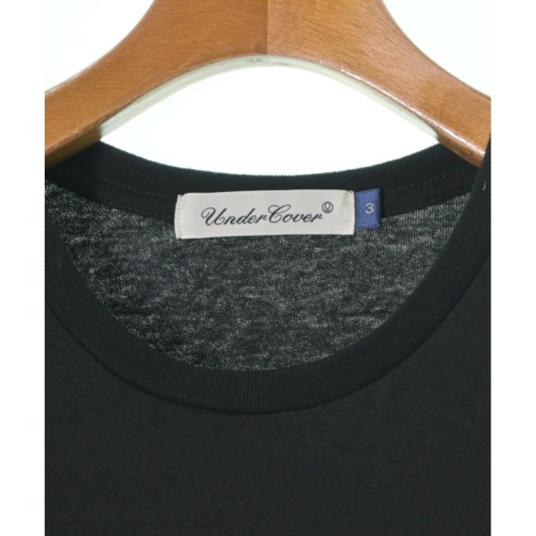 UNDER COVER アンダーカバー Tシャツ・カットソー 3(L位) 黒 【古着】【中古】 UNDER COVER アンダーカバー Tシャツ・カットソー 3(L位) 黒