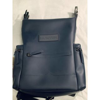 HUNTER TOPCLIP BACKPACK RUB LTH NAVY