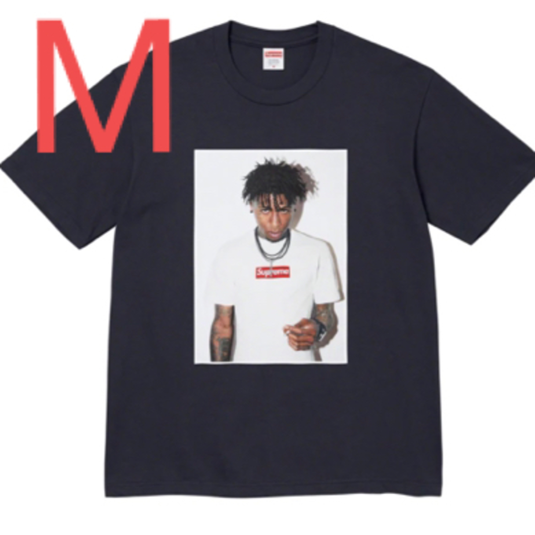 supreme NBA youngboy tee ネイビー　Mサイズ