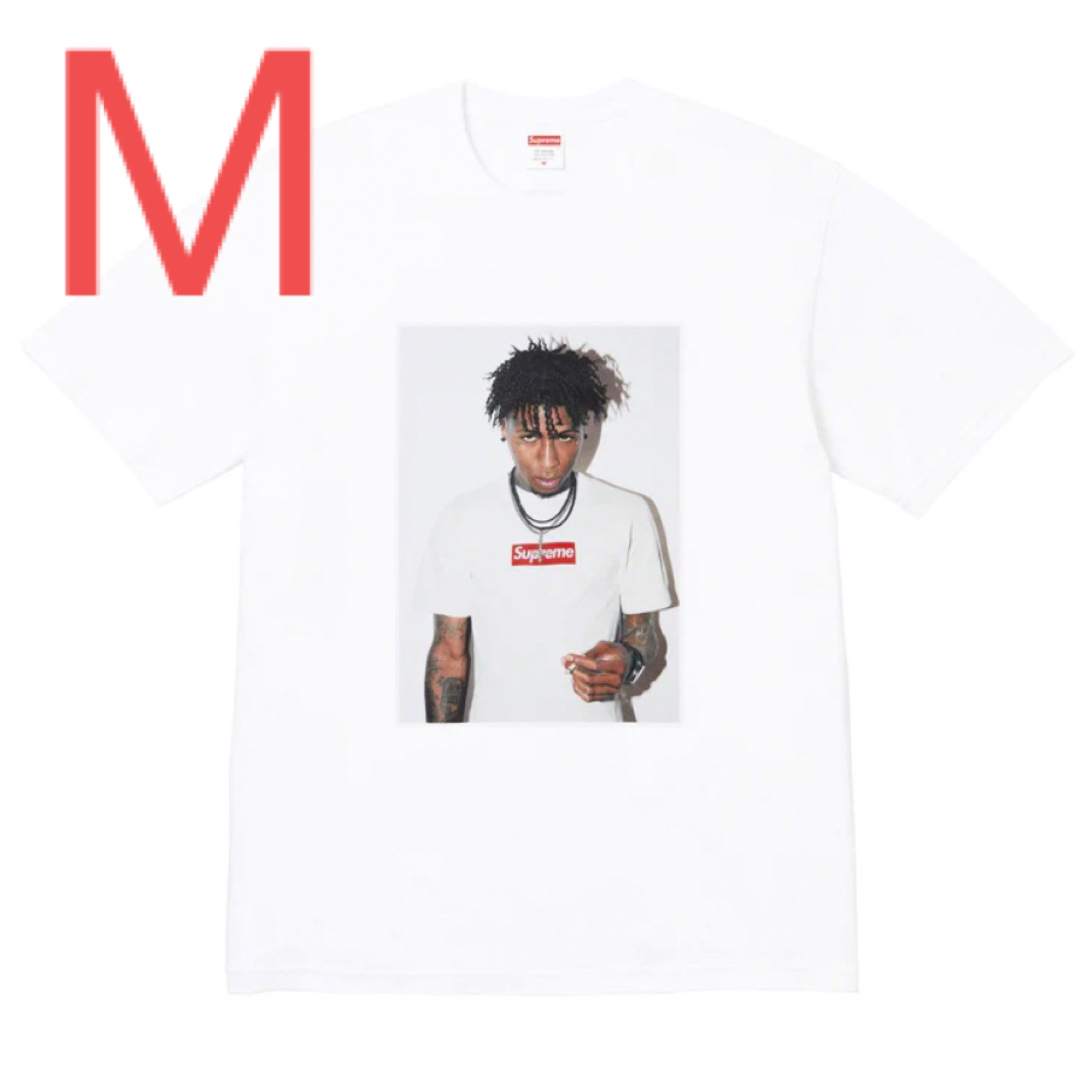 supreme NBA youngboy tee 白 Mサイズ - Tシャツ/カットソー(半袖/袖なし)