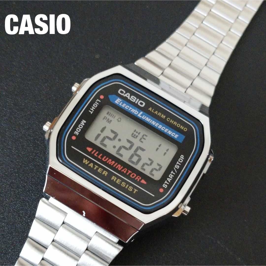 CASIO(カシオ)の【新品未開封】CASIO カシオ デジタル腕時計 ステンレス チープカシオ メンズの時計(腕時計(デジタル))の商品写真