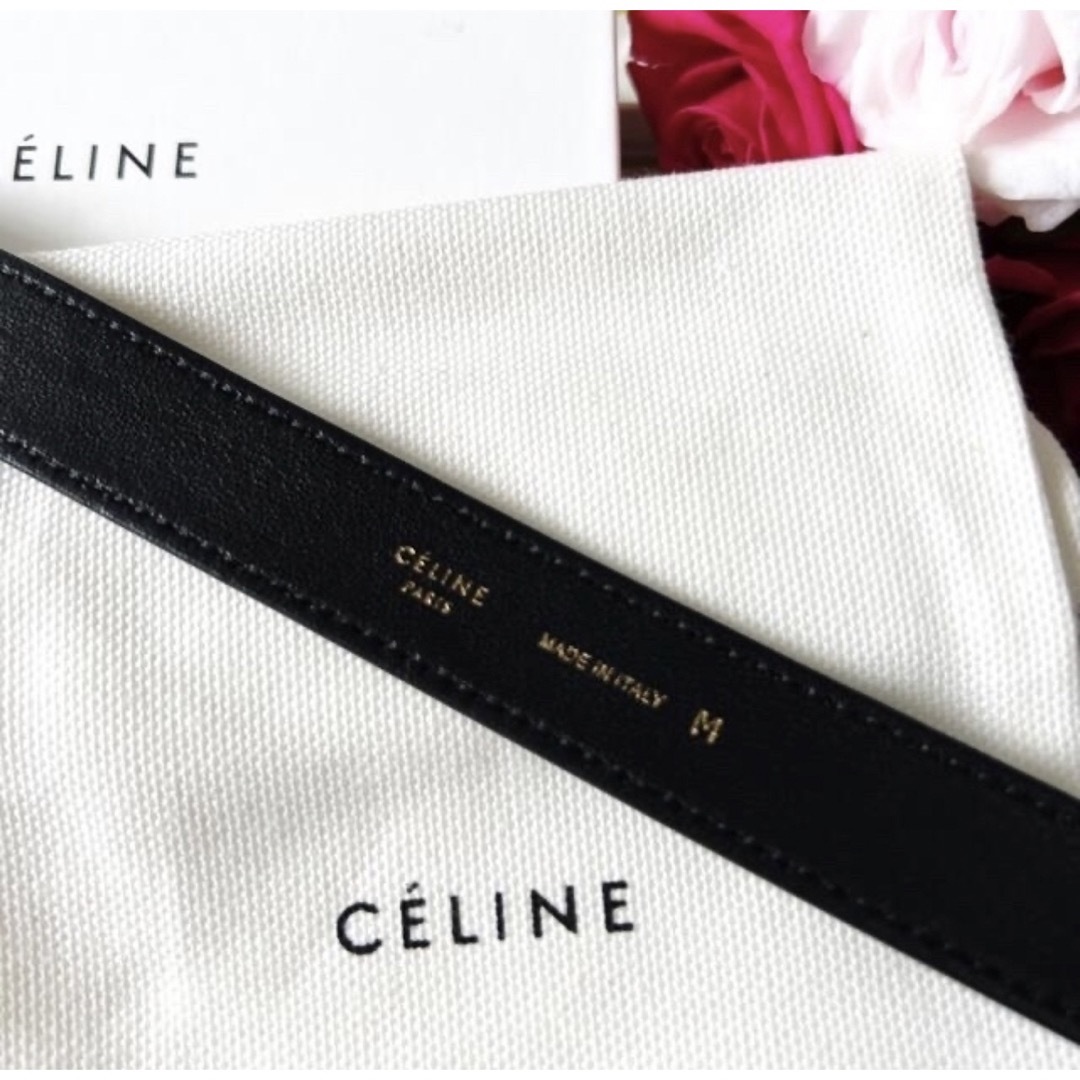 美品　CELINE セリーヌ　レザー　ダブル　クラシック　ブレスレット　BTS 4