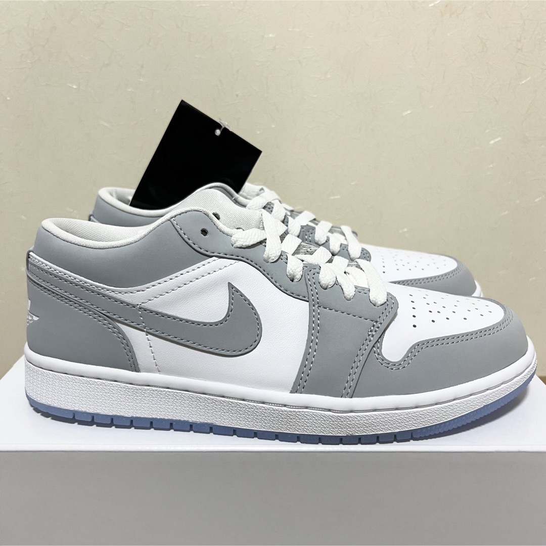 AIR JORDAN 1 LOW エアジョーダン ウルフグレー 25.0cm 4