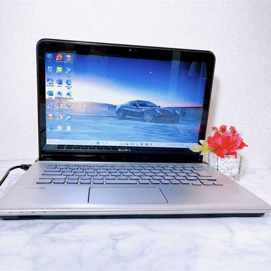 高性能✨Corei7✨爆速SSD&メモリ8G‼Windows11/ノートパソコン-