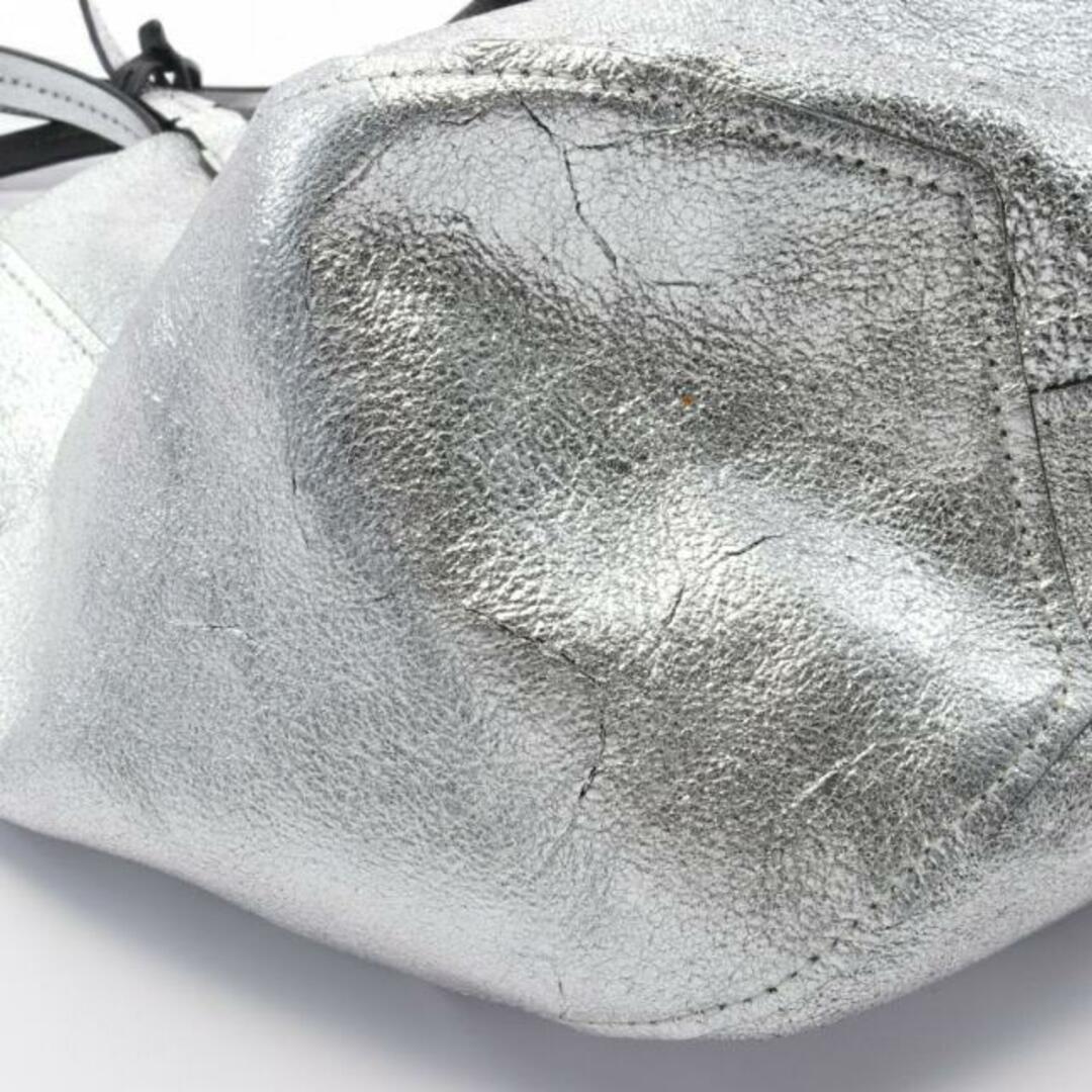 Michael Kors(マイケルコース)の ショルダーバッグ トートバッグ レザー ブラック シルバー リバーシブル レディースのバッグ(トートバッグ)の商品写真