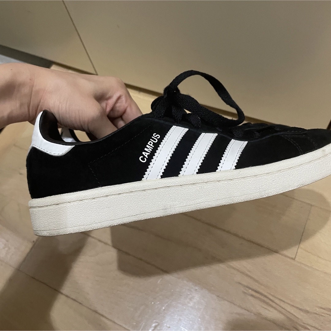 adidas - adidas アディダス キャンパス 黒 23.5の通販 by みっ adidas - adidas アディダス キャンパス 黒 23.5の通販 by みっ
