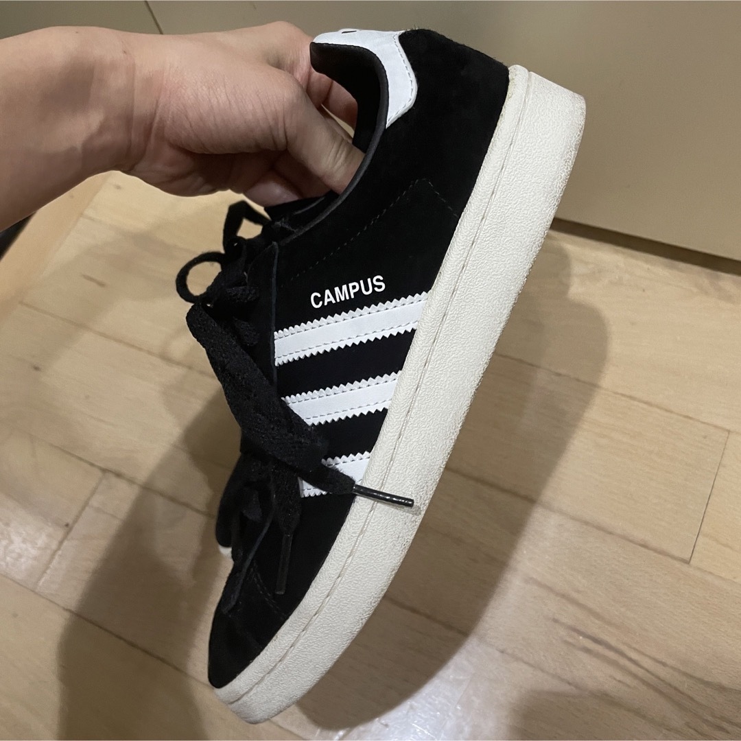 adidas - adidas アディダス キャンパス 黒 23.5の通販 by みっ adidas - adidas アディダス キャンパス 黒 23.5の通販 by みっ