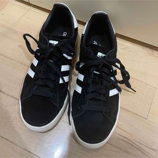 アディダス(adidas)のadidas アディダス　キャンパス　黒　23.5(スニーカー)