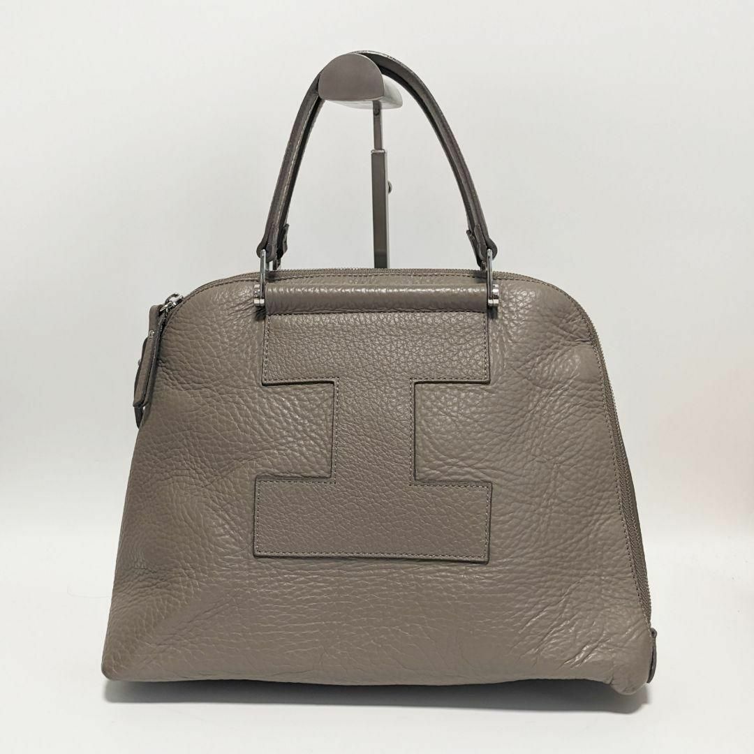 極美品】IACUCCIイアクッチ ギブリM グレージュ ハンドバッグ tic