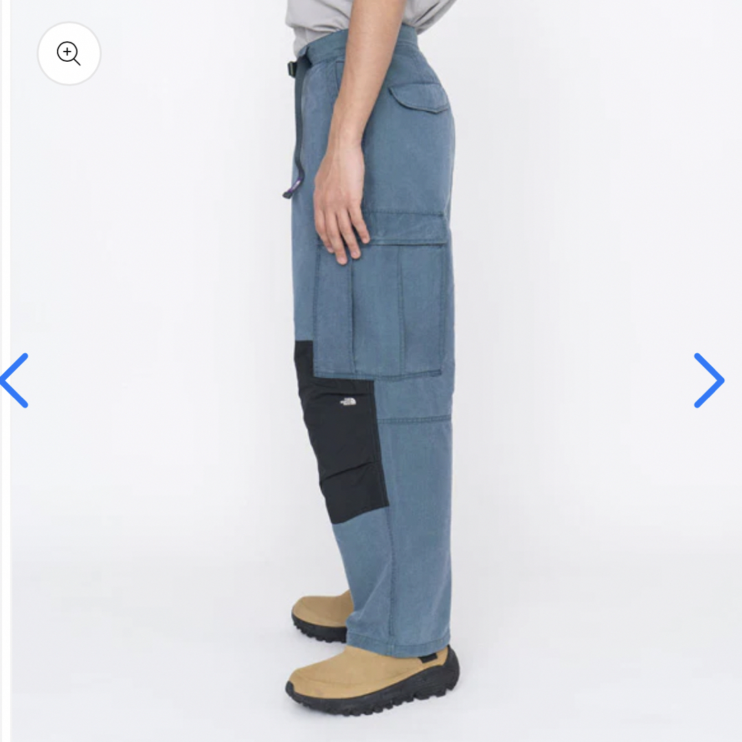 ノースフェイスデニムインディゴマウンテンウィンドパンツ-