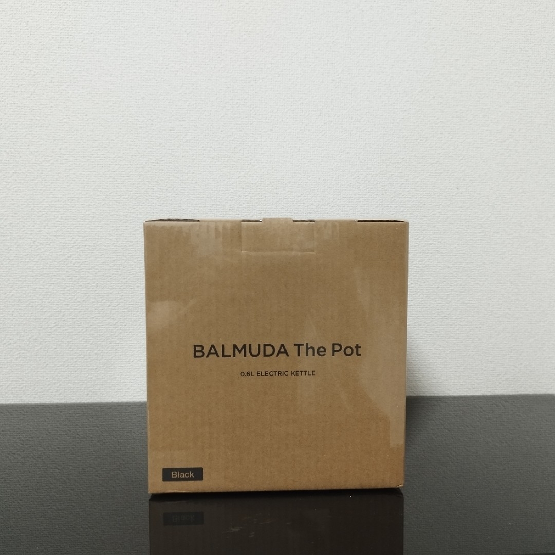 【新品】バルミューダ ザ・ポット　BULMUDA The Pot K07A-BK