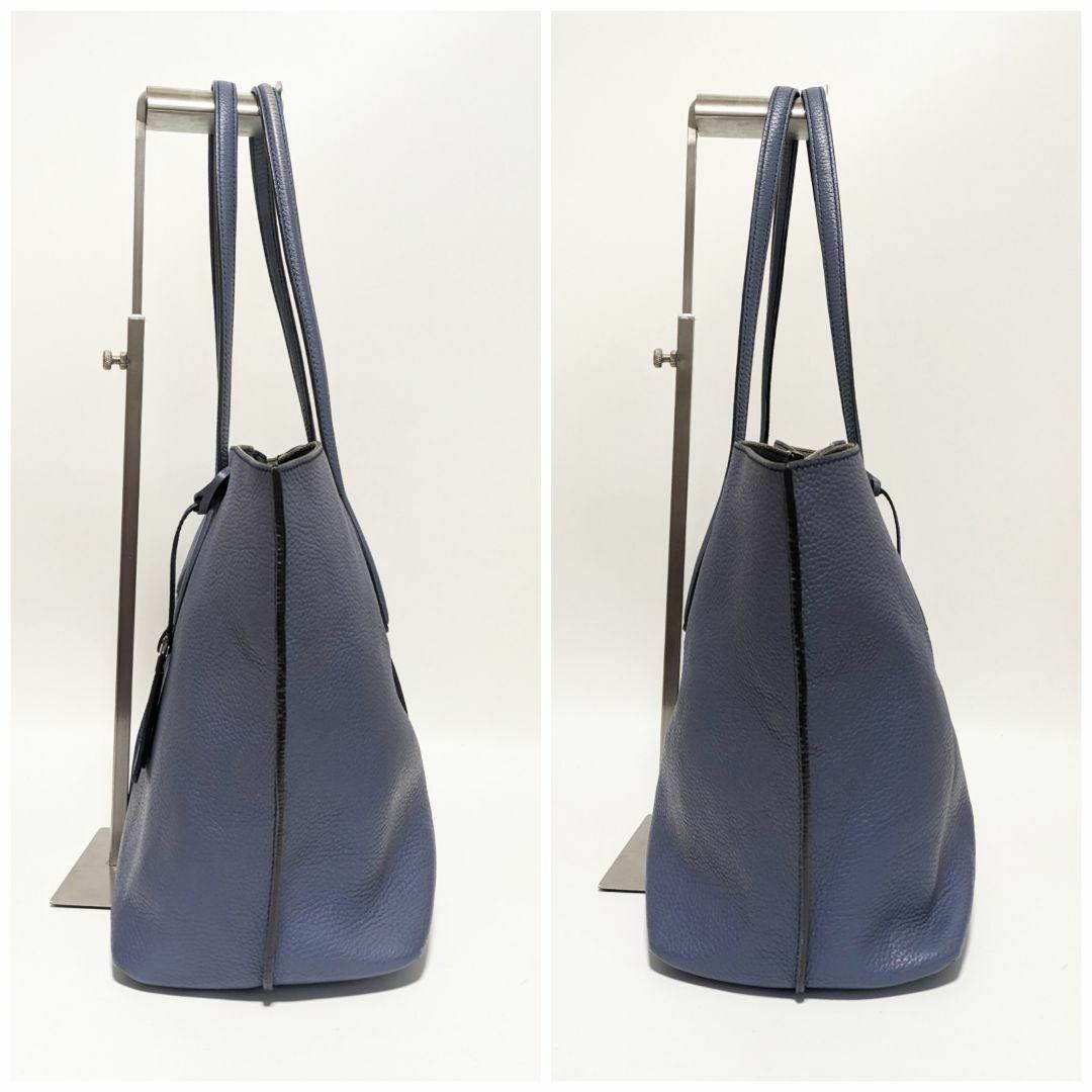 TOD'S - 【美品】TOD'Sトッズ ジョイ トートバッグ くすみブルー