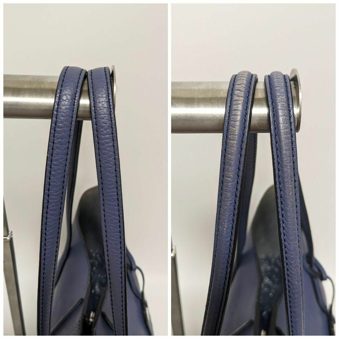TOD'S - 【美品】TOD'Sトッズ ジョイ トートバッグ くすみブルー