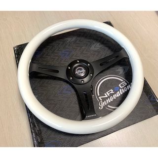 新品 350mm NRG WOOD GRAIN ステアリング WHEELの通販|ラクマ