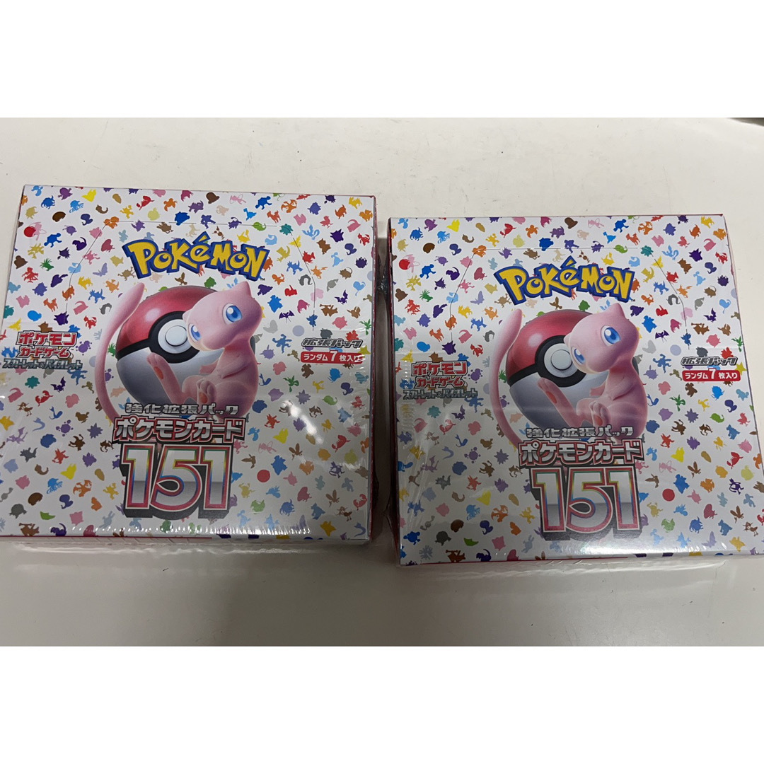 シュリンク付 2BOX ポケモンカード 151 - カード