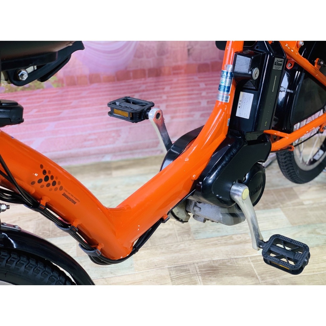 ☆5585子供乗せ電動アシスト自転車ブリヂストン3人乗り対応20インチ