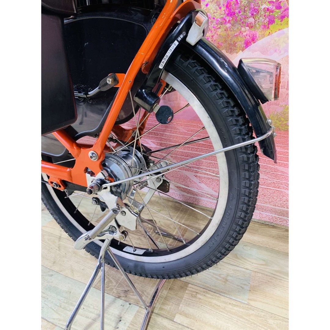 ☆5585子供乗せ電動アシスト自転車ブリヂストン3人乗り対応20インチ