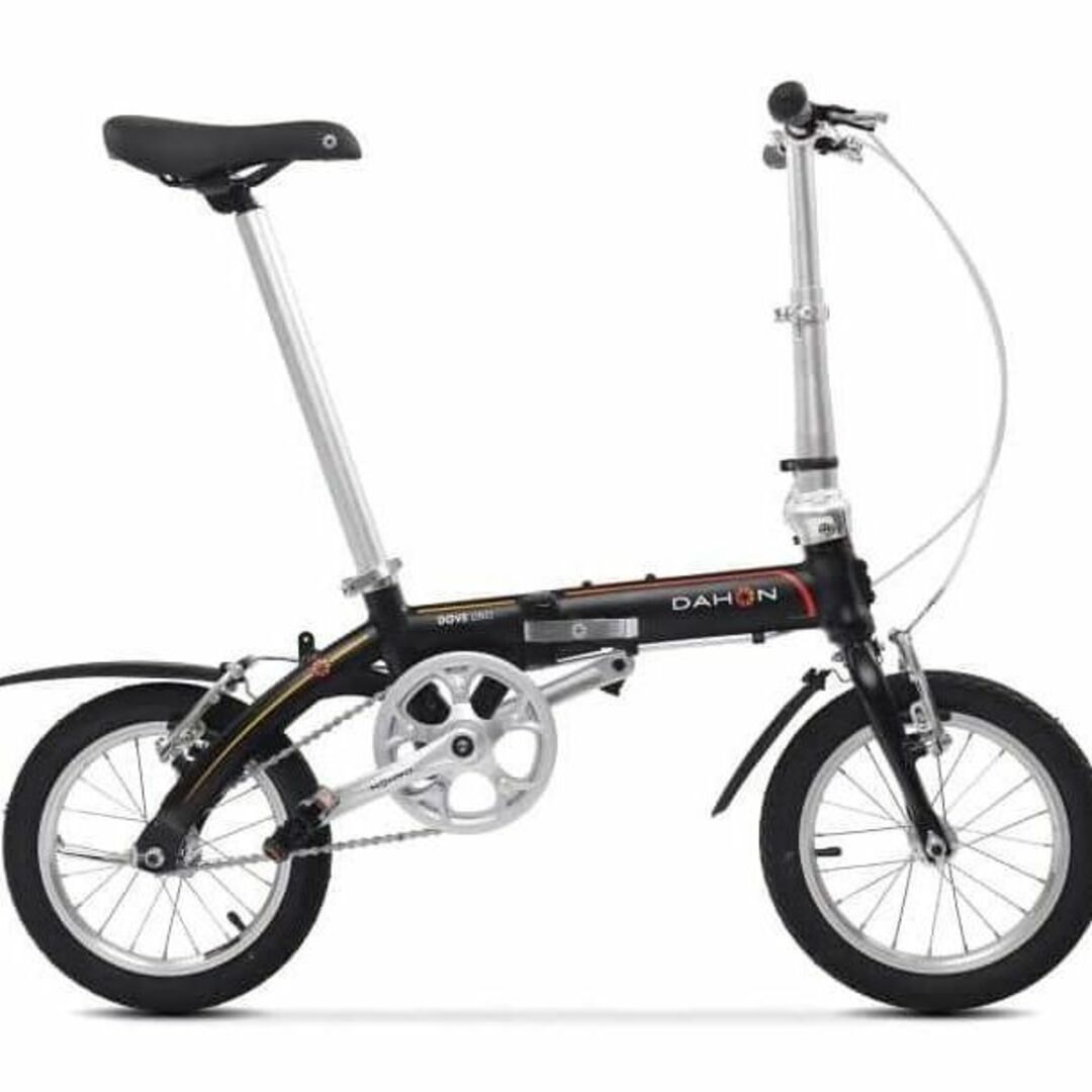 DAHON(ダホン)の【DAHON】 ダホン Dove UNO 折りたたみ自転車　14インチ　ブラック スポーツ/アウトドアの自転車(自転車本体)の商品写真