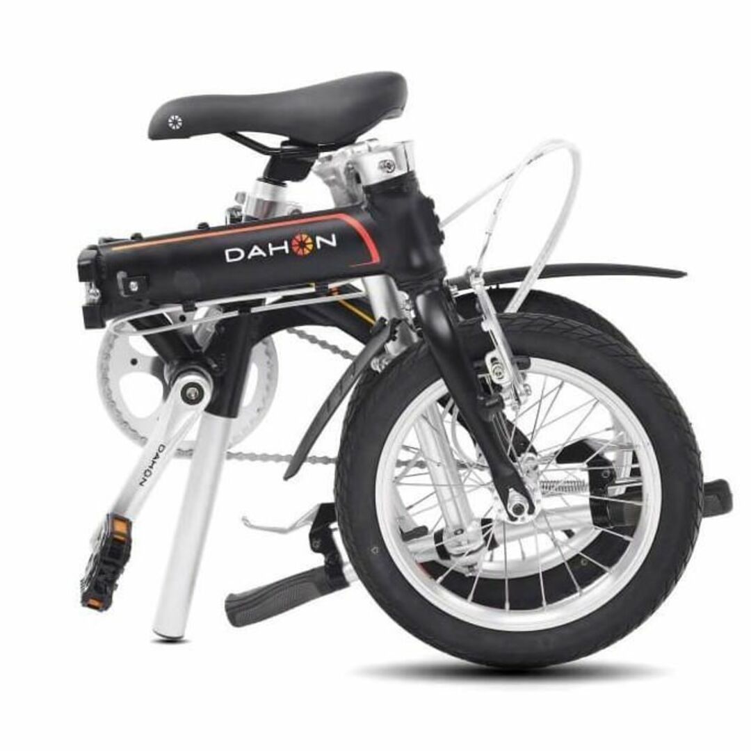 DAHON(ダホン)の【DAHON】 ダホン Dove UNO 折りたたみ自転車　14インチ　ブラック スポーツ/アウトドアの自転車(自転車本体)の商品写真