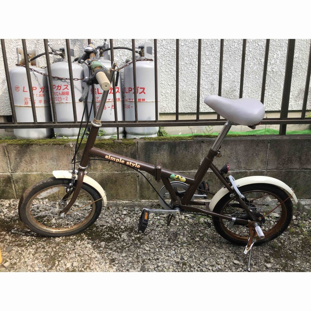 折りたたみ 自転車 ママチャリ 折り畳み  スポーツ/アウトドアの自転車(自転車本体)の商品写真