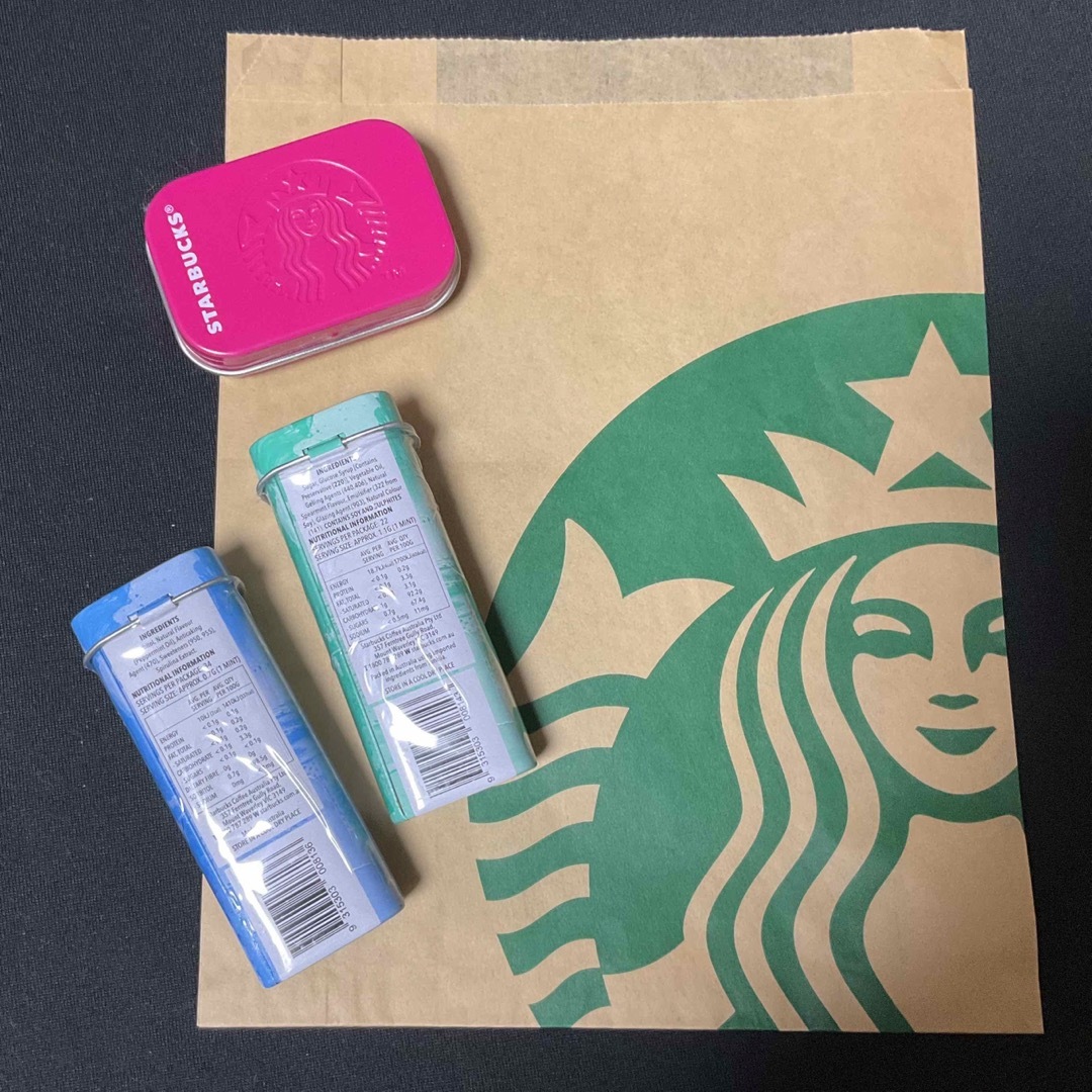 Starbucks Coffee(スターバックスコーヒー)のスターバックス アフターコーヒーミント缶 ・ USAスタバ Mint缶 3点 エンタメ/ホビーのコレクション(ノベルティグッズ)の商品写真