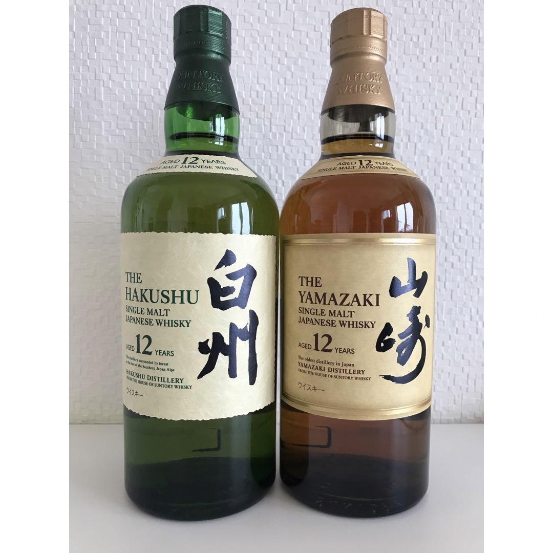 山崎12年/白州12年　2本セット