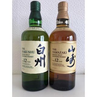 サントリー - 山崎12年/白州12年 2本セットの通販 by バーミヤン's