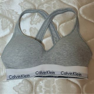 カルバンクライン(Calvin Klein)のCalvin Klein レディース クロスブラ グレー Sサイズ(その他)