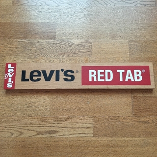 【非売品】Levi's リーバイス ディスプレイ用 木製看板【店舗販促品】