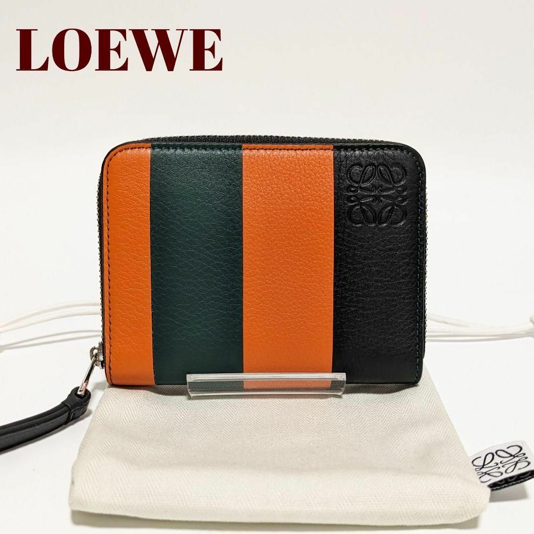 未使用に近い】LOEWEロエベ コインケース カードケース ミニ財布-