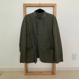 ヨウジヤマモトプールオム 97aw 蝋人形期 スタンドカラージャケット