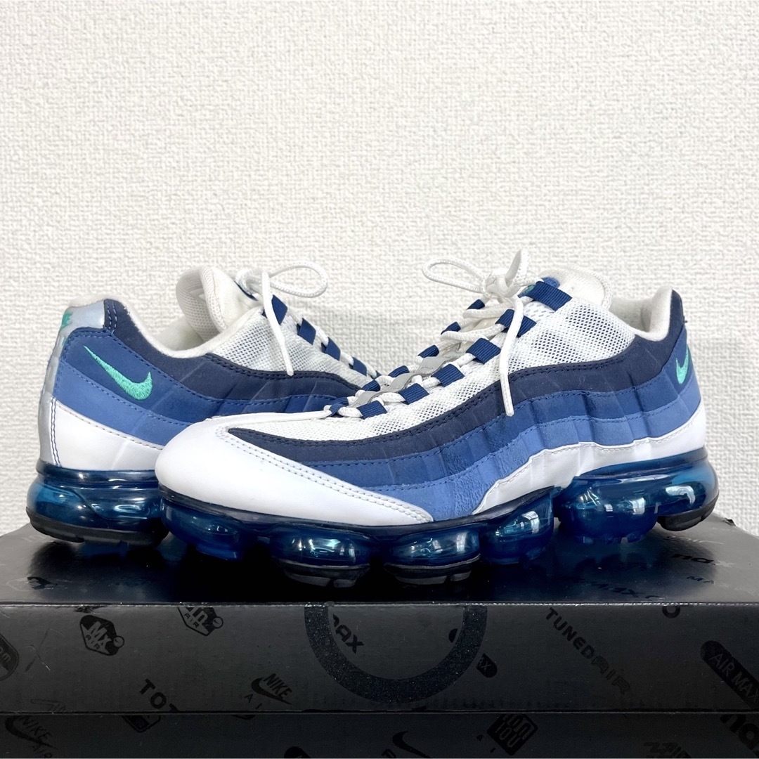 美品希少 NIKE AIR VAPOR MAX 95 ブルーグラデ 25.5cm