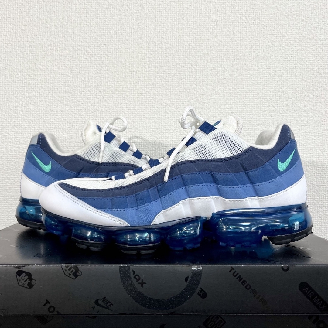 美品希少 NIKE AIR VAPOR MAX 95 ブルーグラデ 25.5cm