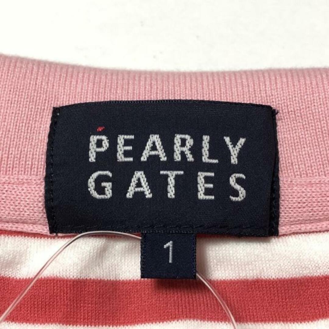 PEARLY GATES(パーリーゲイツ)のパーリーゲイツ 半袖ポロシャツ サイズ1 S レディースのトップス(ポロシャツ)の商品写真