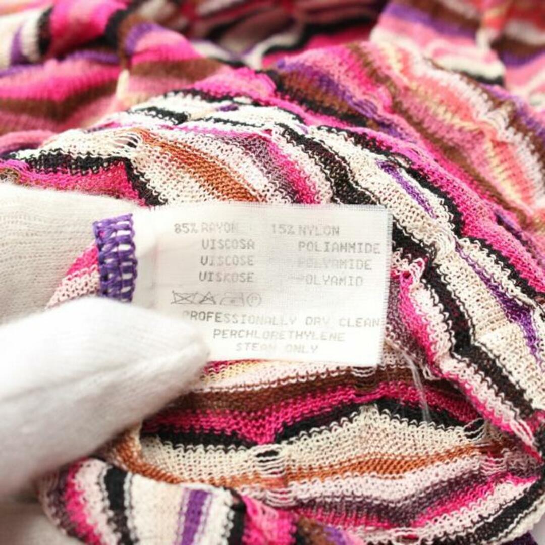 MISSONI(ミッソーニ)の タンクトップ 総柄 ピンクパープル マルチカラー レディースのトップス(タンクトップ)の商品写真