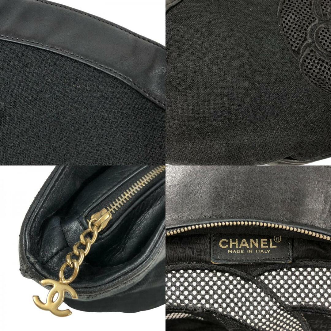 CHANEL - シャネル CHANEL カメリア ハンドバッグ 7番台 ブラック