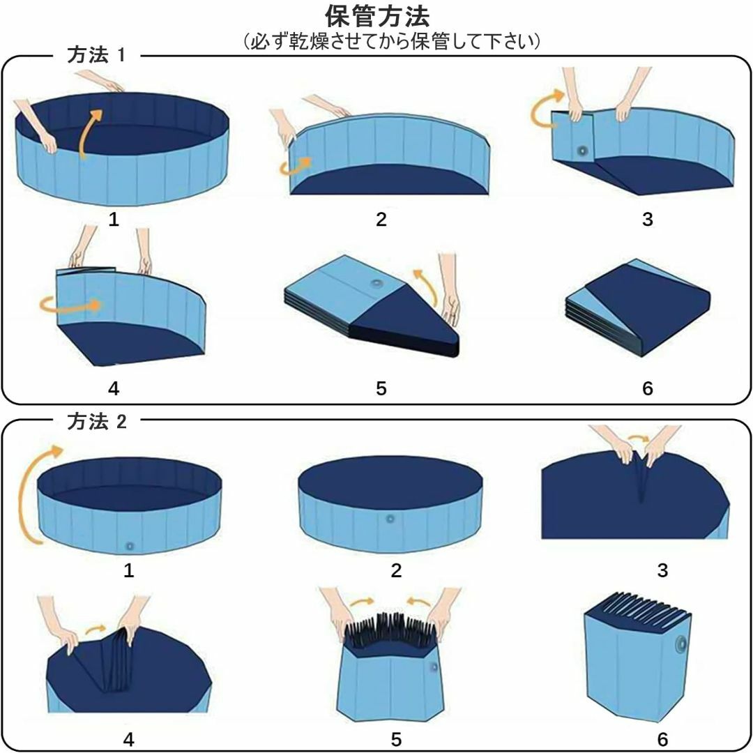 La Gacela プール 子供用 ペット用 犬用プール 120*30cm 空気 3