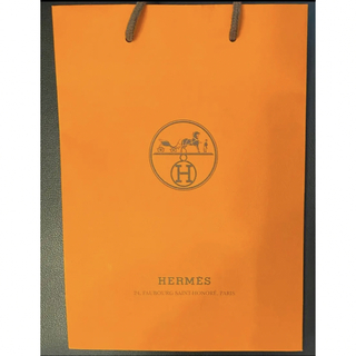 エルメス(Hermes)の未使用 エルメス HERMES ショッパー 紙袋 オレンジ(ショップ袋)