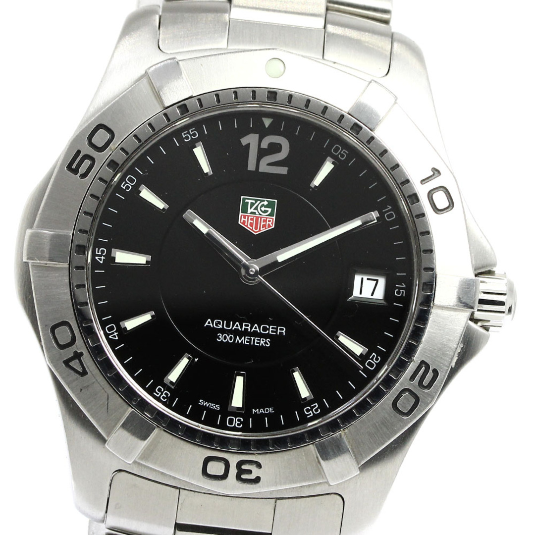 タグホイヤー TAG HEUER WAF1110.BA0800 アクアレーサー デイト クォーツ メンズ 良品 保証書付き_762609綺麗な状態文字盤