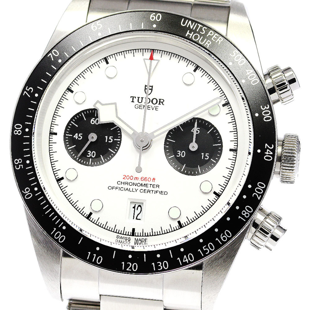 チュードル TUDOR 79360N ブラックベイ クロノ デイト 自動巻き メンズ 美品 箱・保証書付き_766687