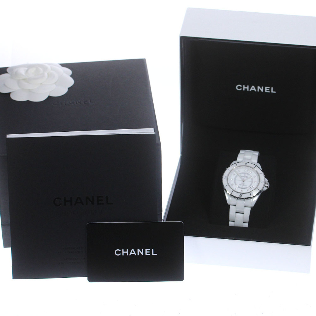 CHANEL(シャネル)のシャネル CHANEL H5705 J12 デイト 12Pダイヤモンド 自動巻き メンズ 美品 箱・保証書付き_766289 メンズの時計(腕時計(アナログ))の商品写真