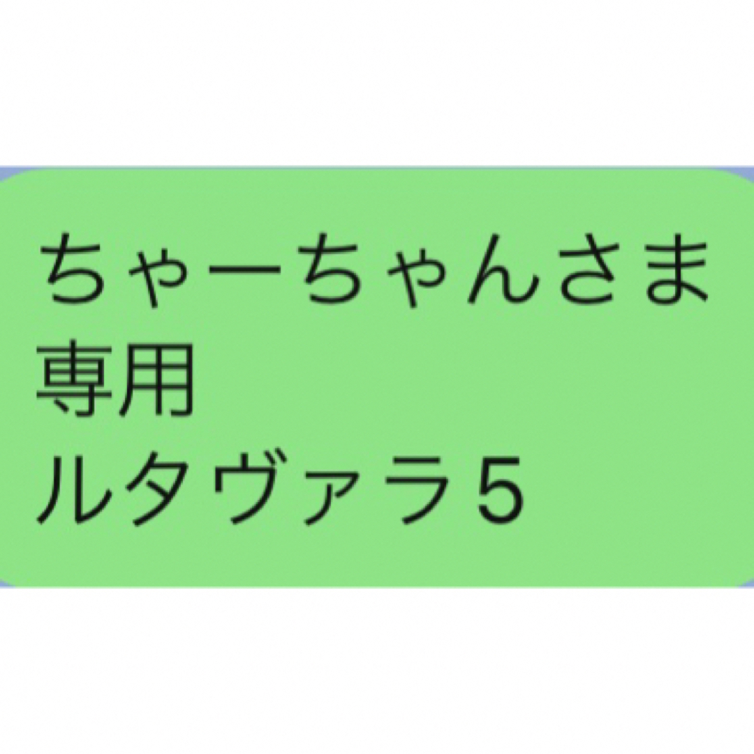 その他ちゃーちゃんさま 専用 ルタヴァラ5