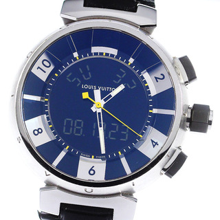 ルイヴィトン(LOUIS VUITTON)のルイ・ヴィトン LOUIS VUITTON Q118F タンブール インブラック クォーツ メンズ 箱・保証書付き_764073(腕時計(アナログ))