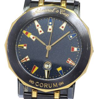 コルム(CORUM)のコルム CORUM 99.430.31.V585 アドミラルズカップ ガンブルー クォーツ メンズ _765664(腕時計(アナログ))