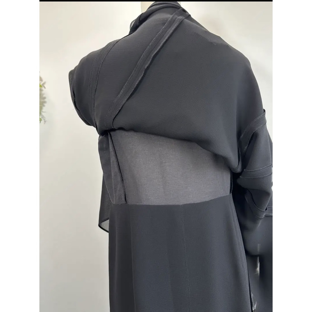 TOKYO SOIR(トウキョウソワール)の新品未使用　ソワール　洗える　夏用礼服　喪服　ブラックフォーマルワンピース レディースのフォーマル/ドレス(礼服/喪服)の商品写真